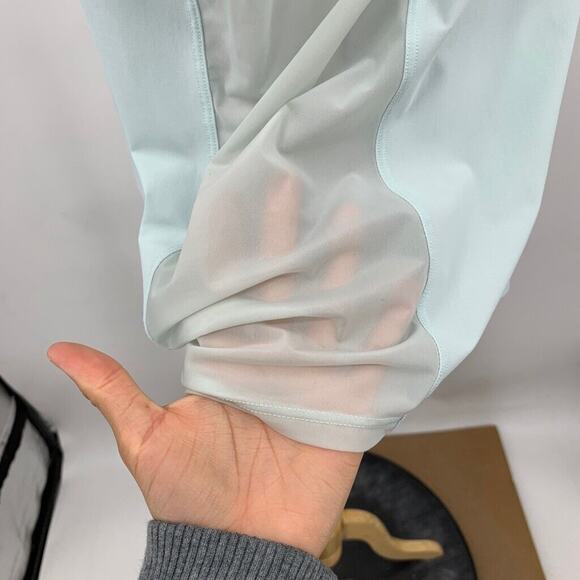 Athleta T Shirt Womens M Medium Sky Ultimate Hybrid Short Sleeve Mesh Panels - Picture 5 of 12